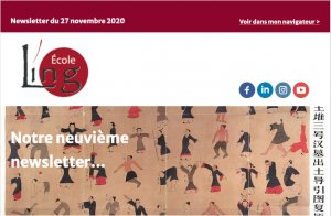 9e newsletter de l'École Ling, ruban de postures de Qi Gong